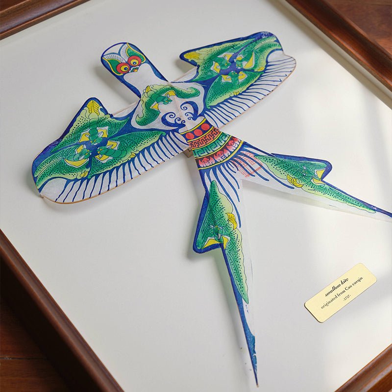 Handcrafted “Slim Swallow” Kite Painting - Mulantique