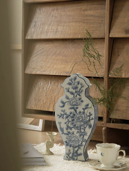 Jingdezhen Blue and White Porcelain Double - Sided Vase - Mulantique