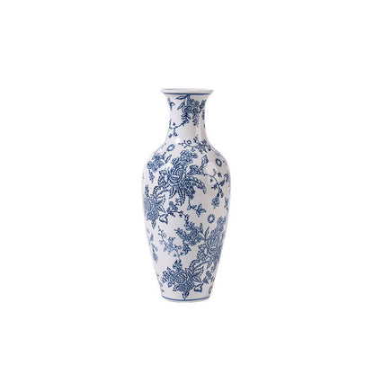 Mini Blue and White Porcelain Vase - Mulantique