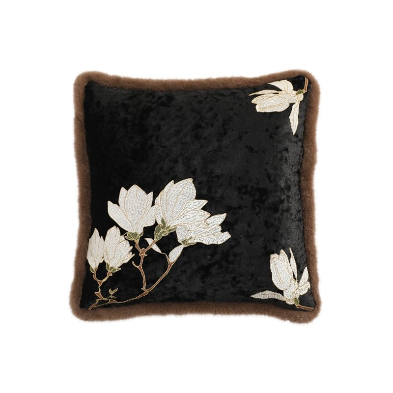 Mulan Embroidered Throw Pillow - Mulantique