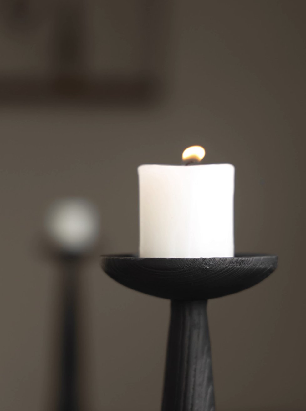 Wabi - Sabi Solid Wood Candle Holder - Mulantique